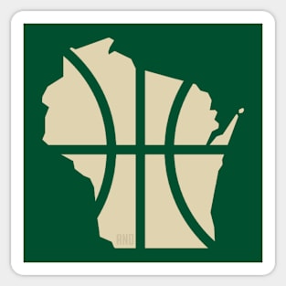 Bucks Basketball Sticker